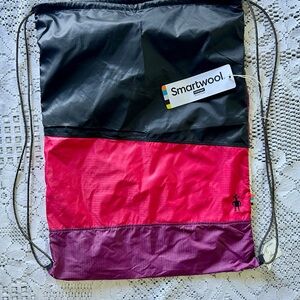 Smartwool Hiking Bag + Merino Wool Pillow Cover - Multi NWT